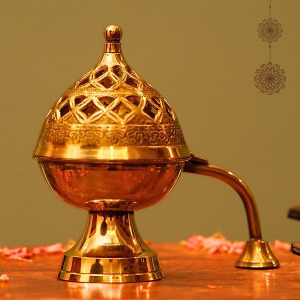 Dhoop Holder with Plain Handle