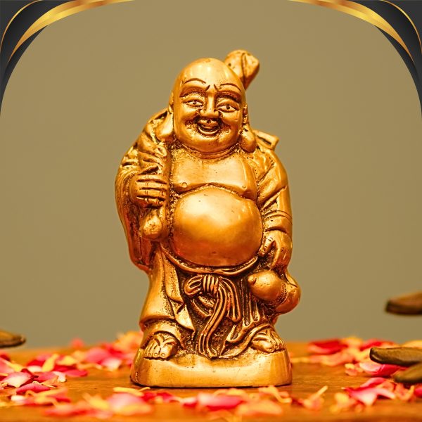 Laughing Buddha with Potli